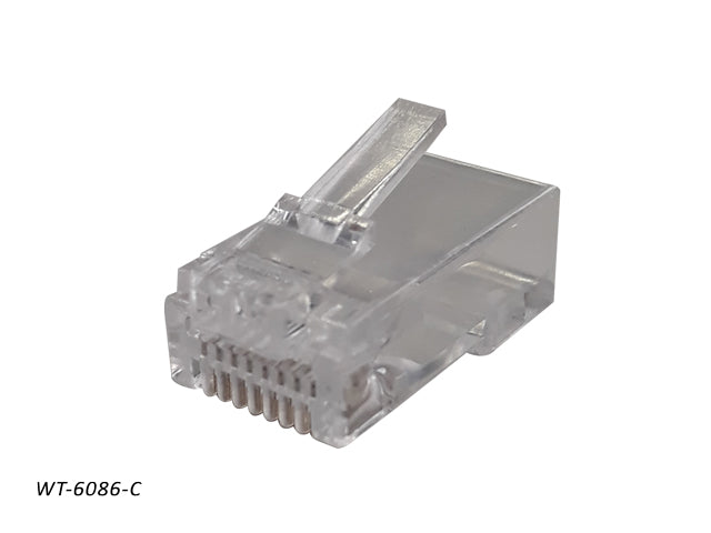 WT-6086-C – Modular Plug – RJ45 – EZ Crimp - Cat 6 - Loja da Conexão Elétrica